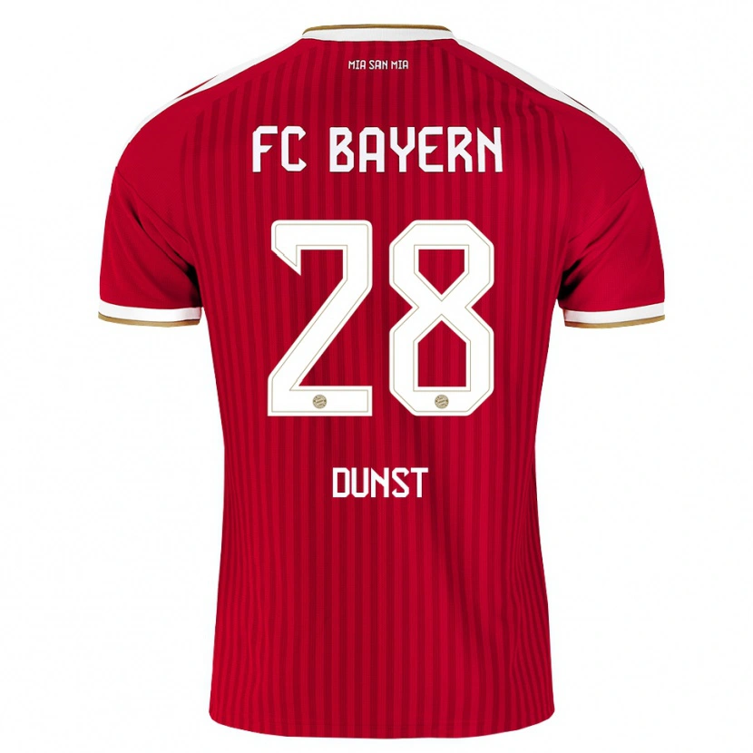 Danxen Homem Camisola Barbara Dunst #28 Vermelho Branco Azul Principal 2026/27 Camisa