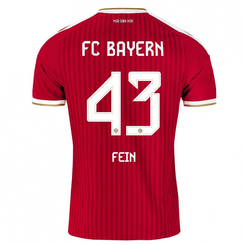 Danxen Homem Camisola Adrian Fein #43 Vermelho Branco Azul Principal 2026/27 Camisa