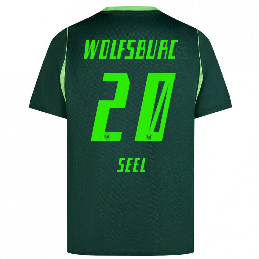 Danxen Homem Camisola William Seel #20 Verde Escuro Branco Principal 2026/27 Camisa