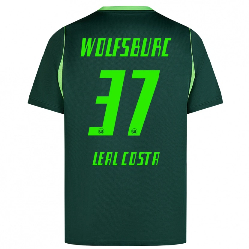 Danxen Homem Camisola David Leal Costa #37 Verde Escuro Branco Principal 2026/27 Camisa