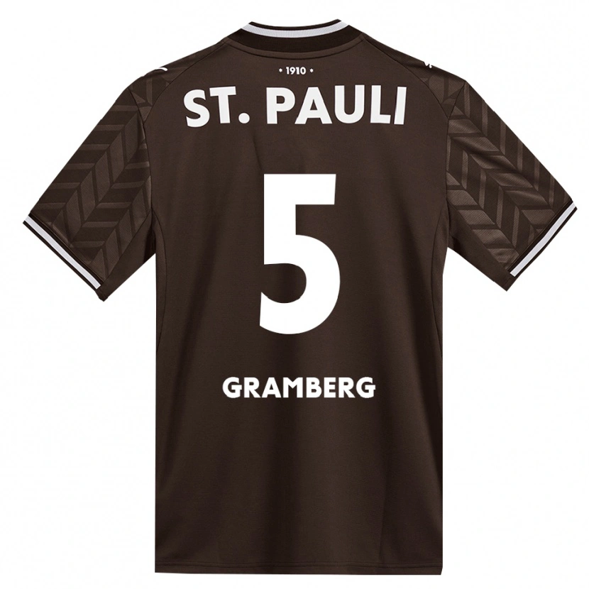 Danxen Homem Camisola Jamel Gramberg #5 Branco Café Principal 2026/27 Camisa