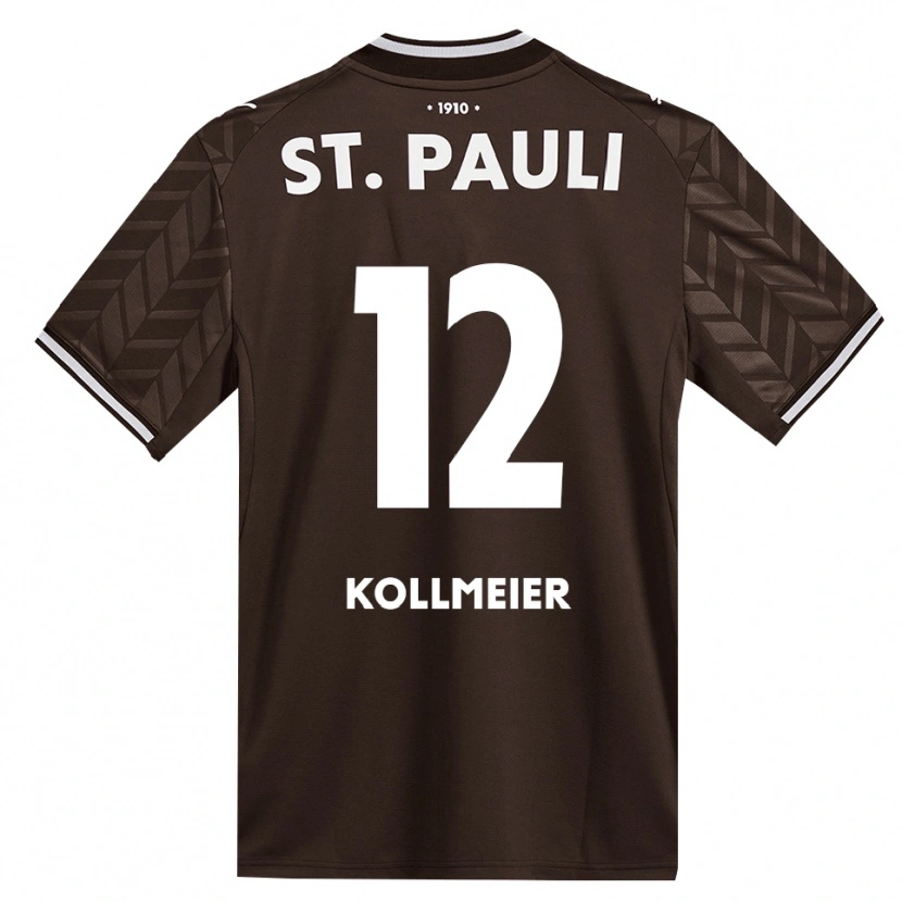 Danxen Homem Camisola Anton Kollmeier #12 Branco Café Principal 2026/27 Camisa