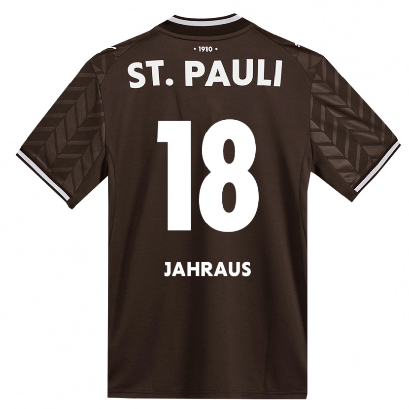 Danxen Homem Camisola Luis Jahraus #18 Branco Café Principal 2026/27 Camisa