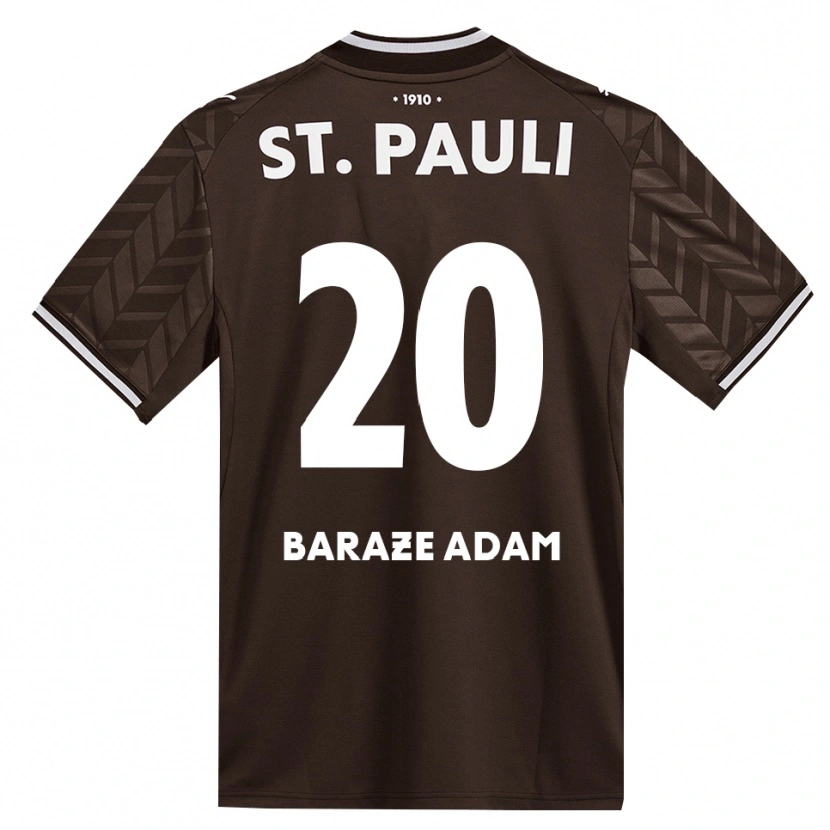 Danxen Homem Camisola Isma Baraze Adam #20 Branco Café Principal 2026/27 Camisa