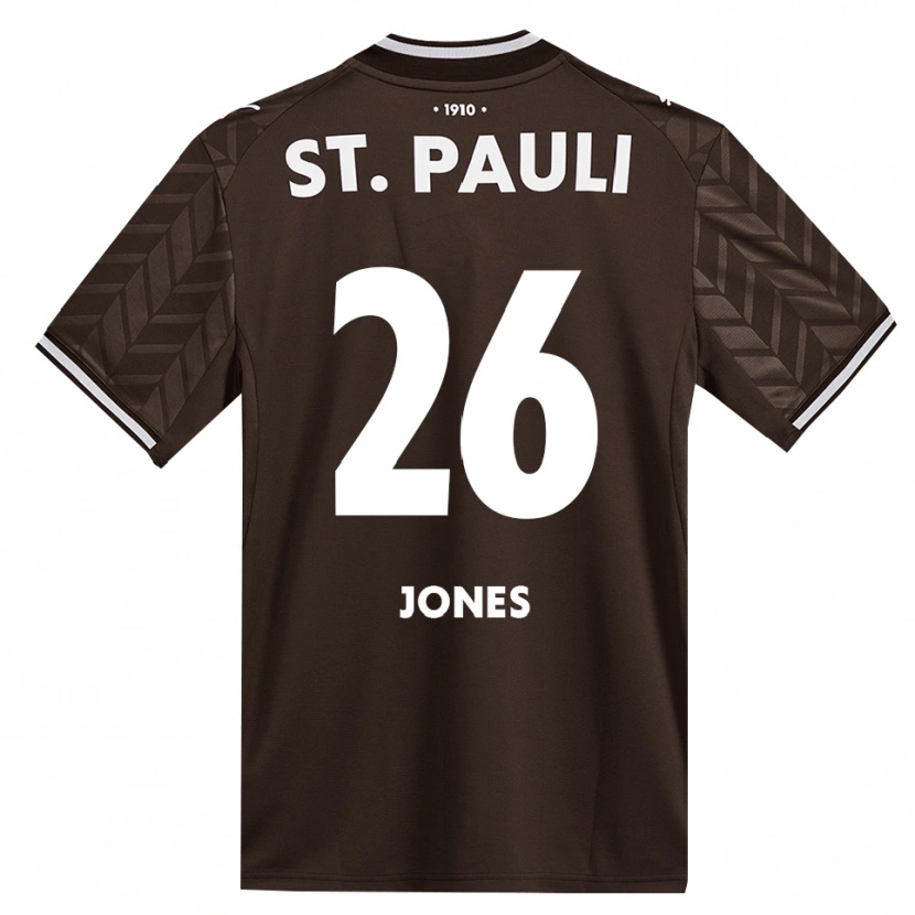 Danxen Homem Camisola Ricky-Jade Jones #26 Branco Café Principal 2026/27 Camisa