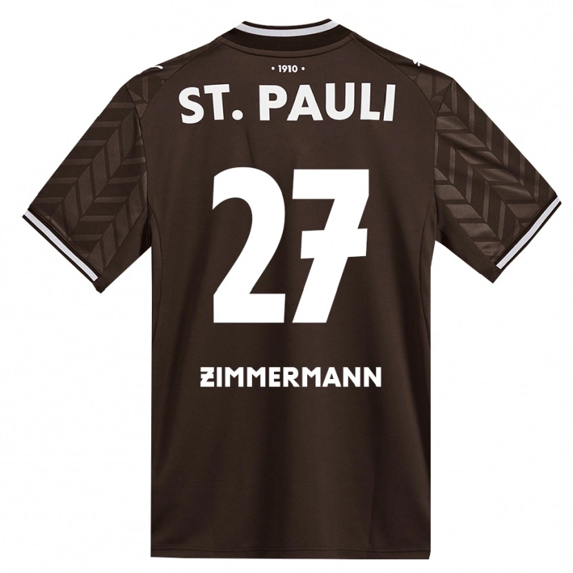 Danxen Homem Camisola Tara Zimmermann #27 Branco Café Principal 2026/27 Camisa