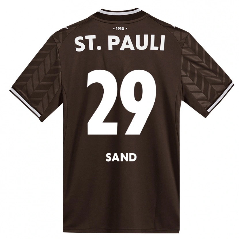 Danxen Homem Camisola Christoffer Sand #29 Branco Café Principal 2026/27 Camisa