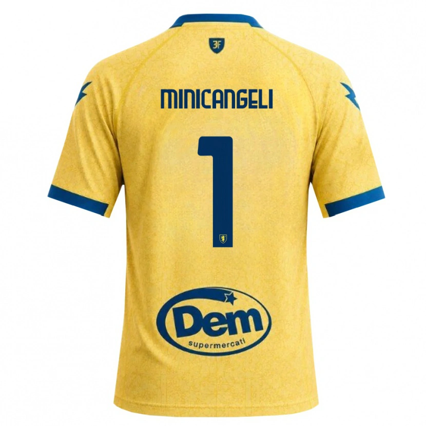 Danxen Homem Camisola Francesco Minicangeli #1 Caqui Preto Azul Principal 2026/27 Camisa