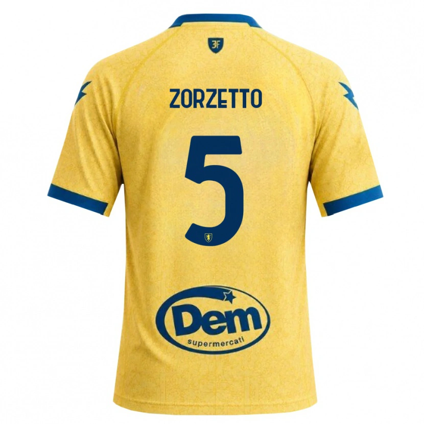 Danxen Homem Camisola Bruno Zorzetto #5 Caqui Preto Azul Principal 2026/27 Camisa