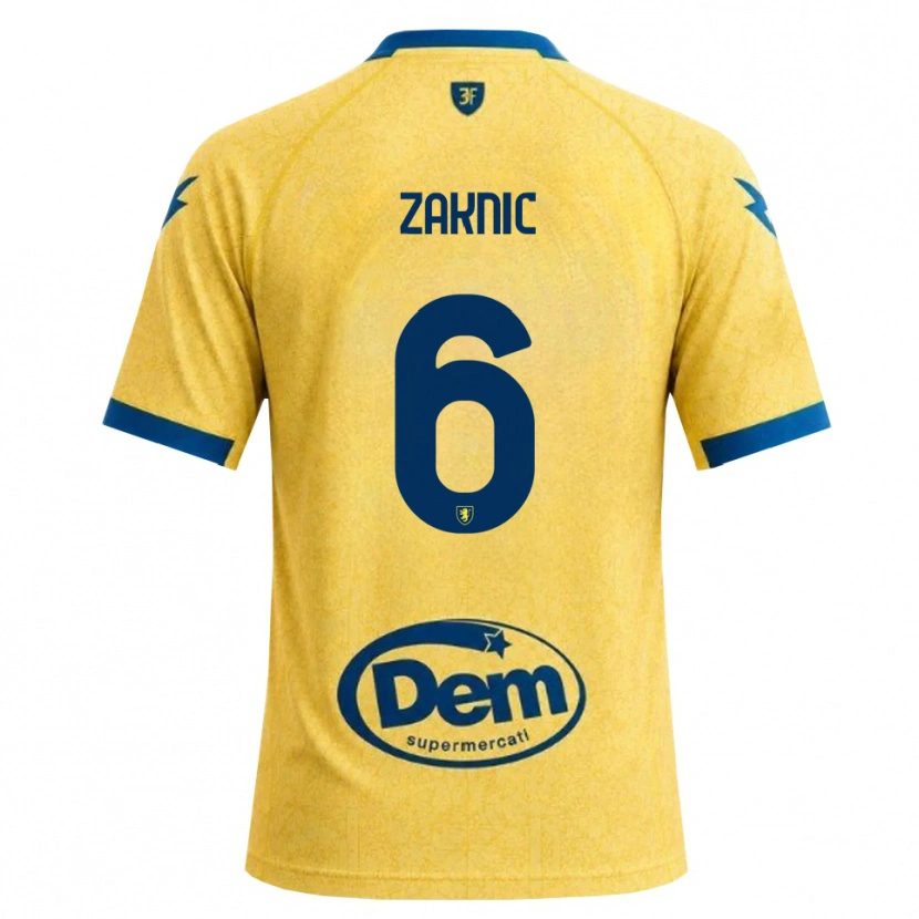 Danxen Homem Camisola Lazar Zaknic #6 Caqui Preto Azul Principal 2026/27 Camisa