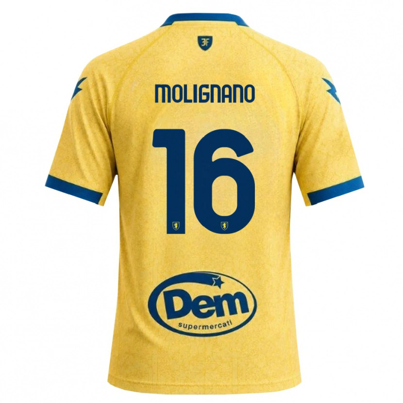 Danxen Homem Camisola Gaetano Molignano #16 Caqui Preto Azul Principal 2026/27 Camisa