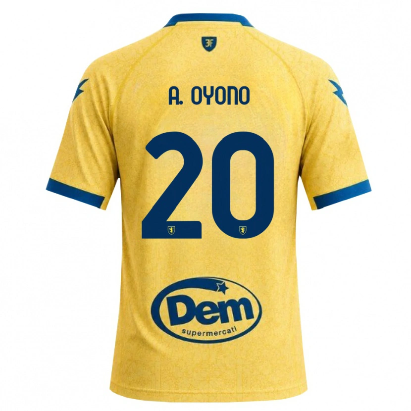 Danxen Homem Camisola Anthony Oyono #20 Caqui Preto Azul Principal 2026/27 Camisa