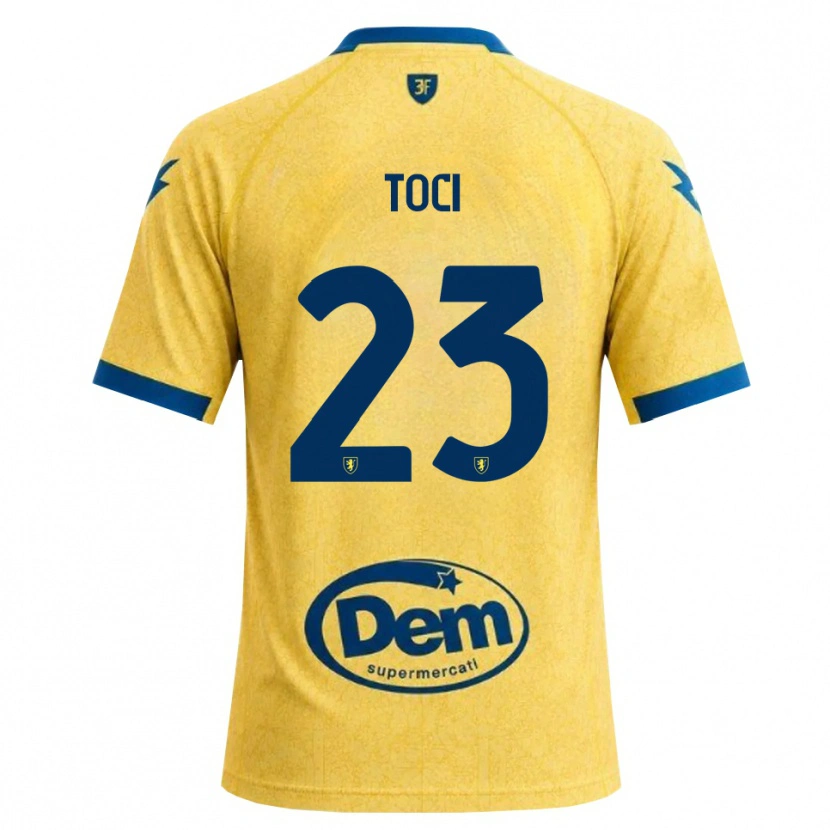 Danxen Homem Camisola Matteo Toci #23 Caqui Preto Azul Principal 2026/27 Camisa