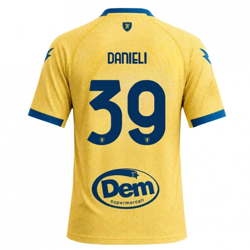 Danxen Homem Camisola Alessio Danieli #39 Caqui Preto Azul Principal 2026/27 Camisa