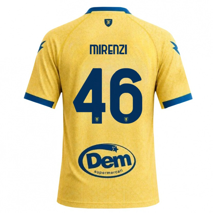 Danxen Homem Camisola Andrea Mirenzi #46 Caqui Preto Azul Principal 2026/27 Camisa