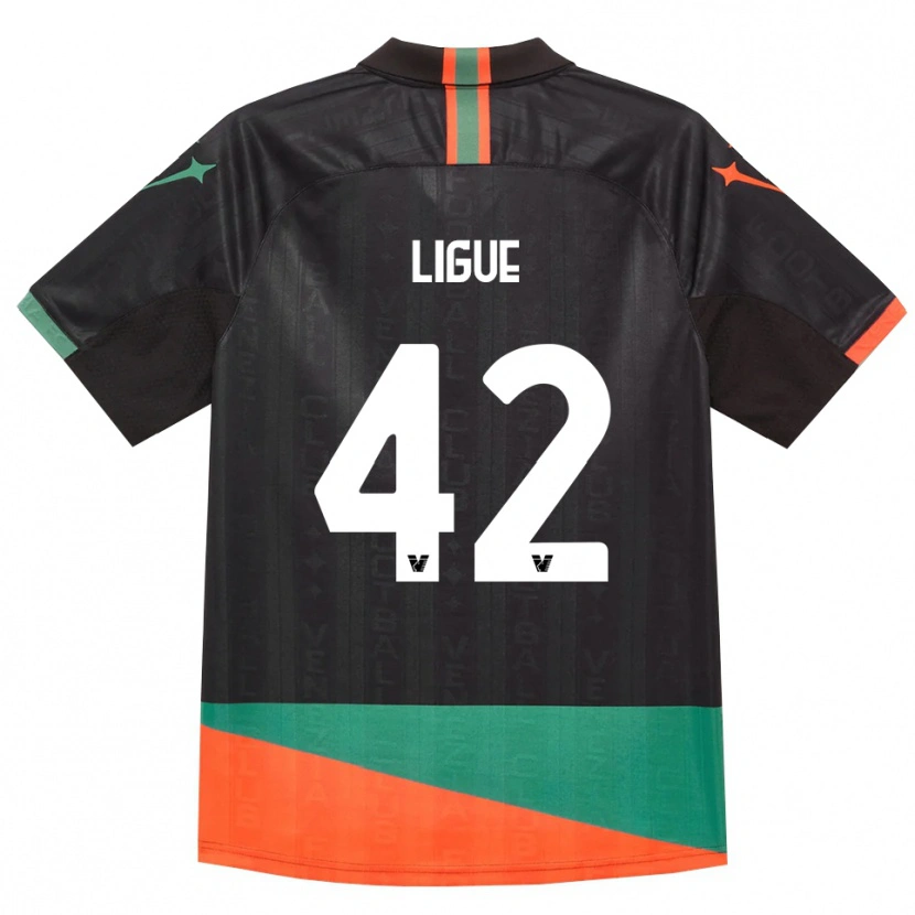 Danxen Homem Camisola Junior Ligue #42 Preto Laranja Verde Principal 2026/27 Camisa