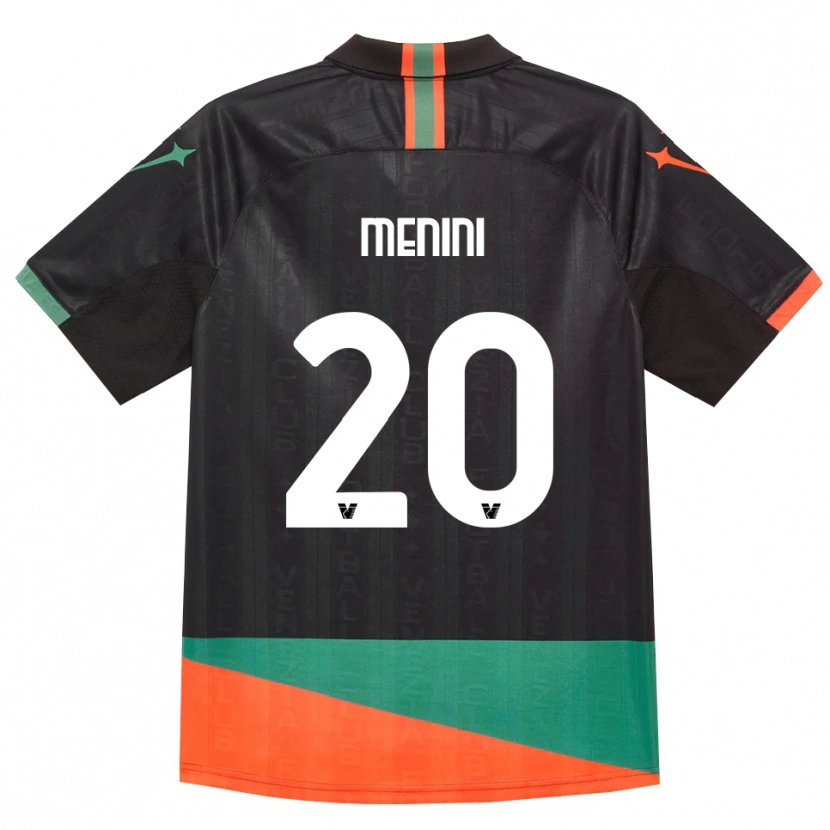 Danxen Homem Camisola Alessandra Menini #20 Preto Laranja Verde Principal 2026/27 Camisa