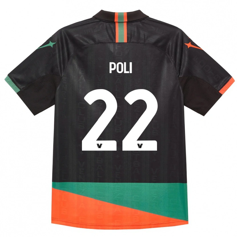 Danxen Homem Camisola Elena Poli #22 Preto Laranja Verde Principal 2026/27 Camisa