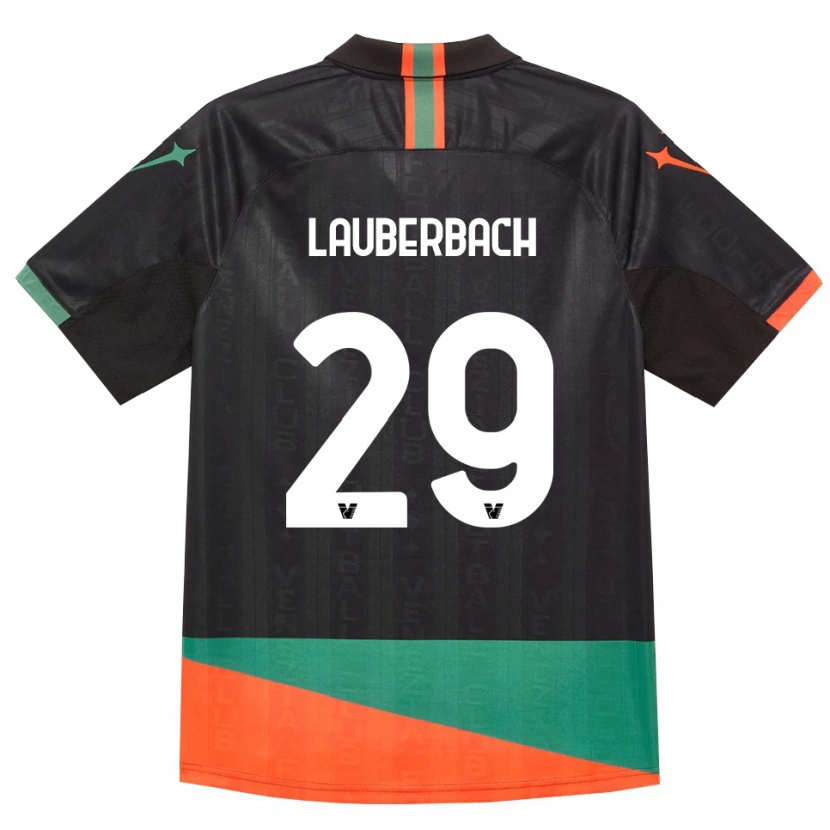 Danxen Homem Camisola Lion Lauberbach #29 Preto Laranja Verde Principal 2026/27 Camisa
