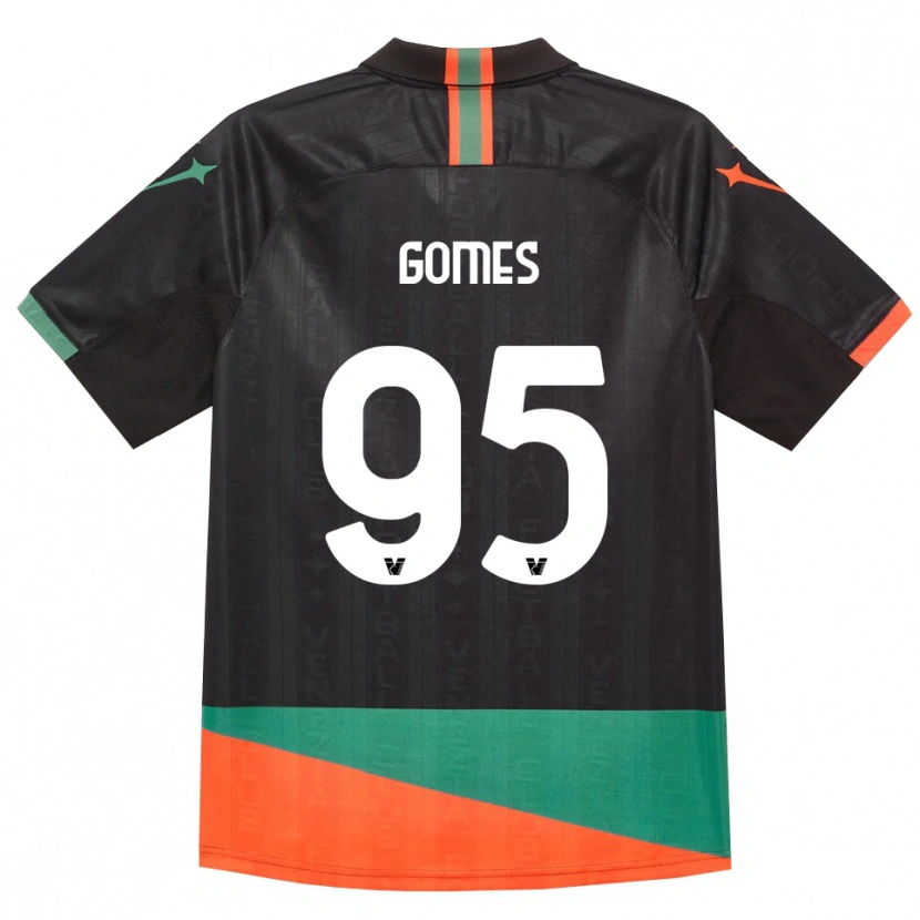 Danxen Homem Camisola Ale Gomes #95 Preto Laranja Verde Principal 2026/27 Camisa