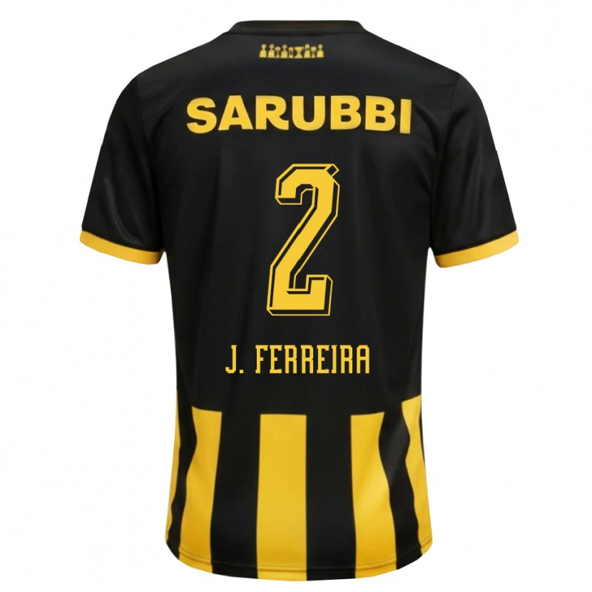 Danxen Homem Camisola Joaquín Ferreira #2 Preto Amarelo Principal 2026/27 Camisa