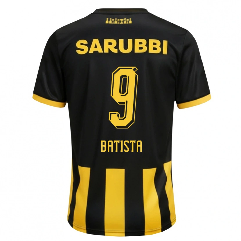 Danxen Homem Camisola Facundo Batista #9 Preto Amarelo Principal 2026/27 Camisa