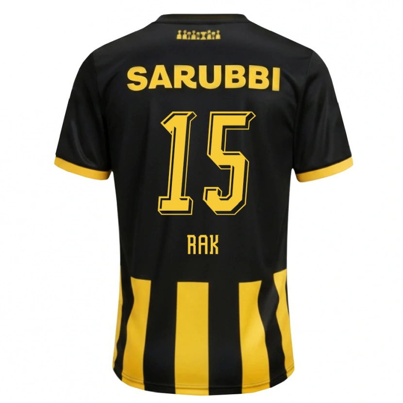 Danxen Homem Camisola Yonatthan Rak #15 Preto Amarelo Principal 2026/27 Camisa