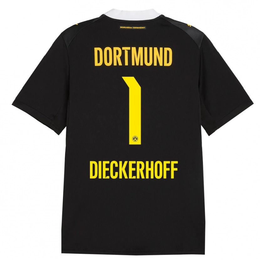Danxen Homem Camisola Max Dieckerhoff #1 Preto Vermelho Amarelo Alternativa 2026/27 Camisa