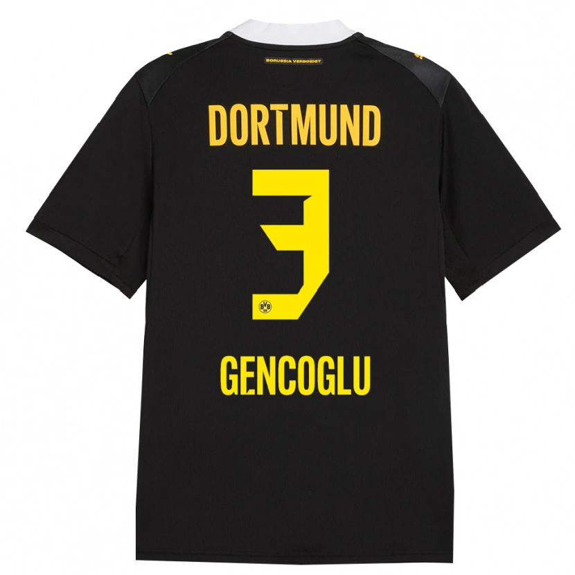 Danxen Homem Camisola Tekin Gencoglu #3 Preto Vermelho Amarelo Alternativa 2026/27 Camisa