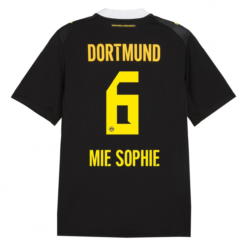 Danxen Homem Camisola Sando Mie Sophie #6 Preto Vermelho Amarelo Alternativa 2026/27 Camisa