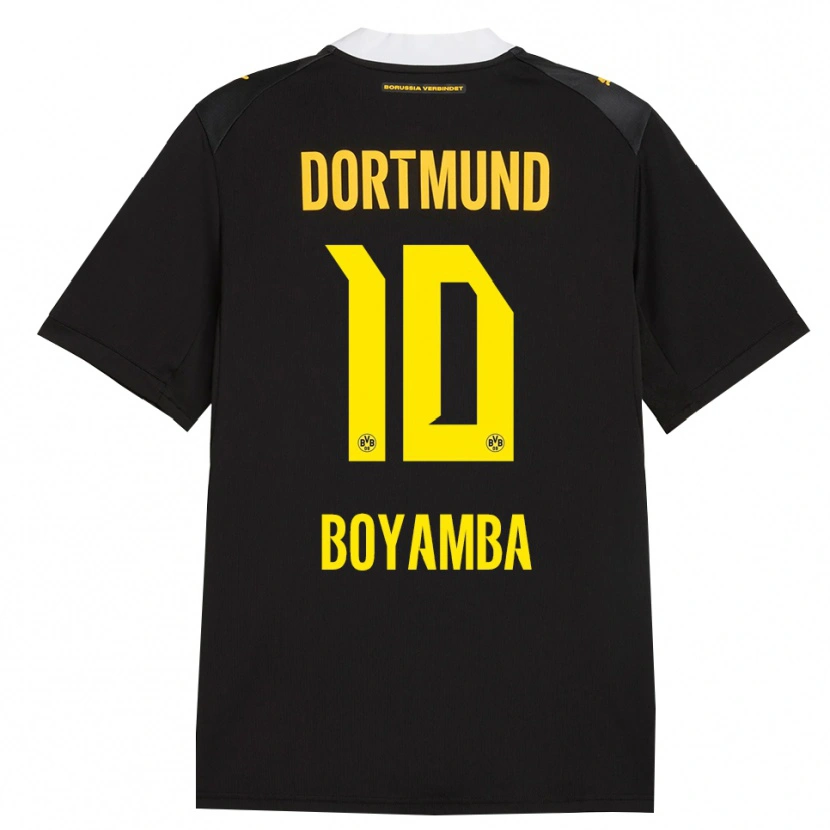 Danxen Homem Camisola Joseph Boyamba #10 Preto Vermelho Amarelo Alternativa 2026/27 Camisa