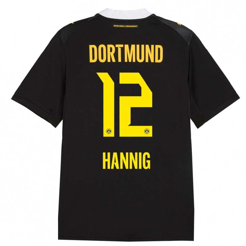 Danxen Homem Camisola Paul Hannig #12 Preto Vermelho Amarelo Alternativa 2026/27 Camisa