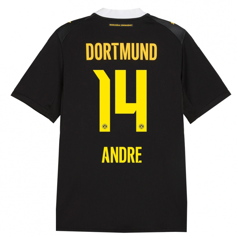 Danxen Homem Camisola Fuhr Andre #14 Preto Vermelho Amarelo Alternativa 2026/27 Camisa
