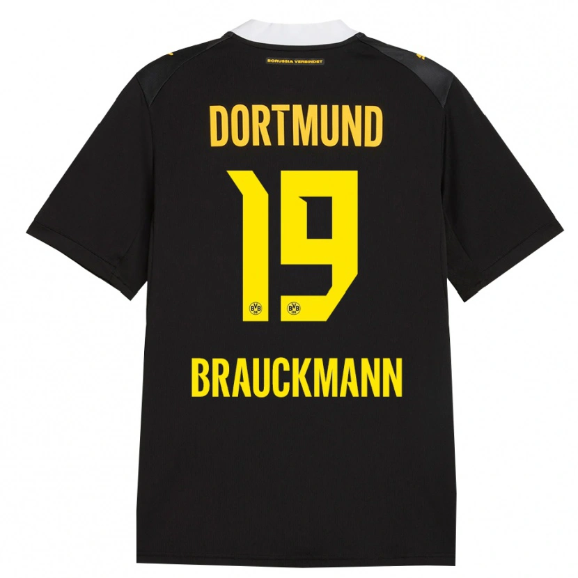 Danxen Homem Camisola Mats Brauckmann #19 Preto Vermelho Amarelo Alternativa 2026/27 Camisa