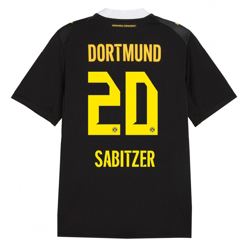 Danxen Homem Camisola Marcel Sabitzer #20 Preto Vermelho Amarelo Alternativa 2026/27 Camisa