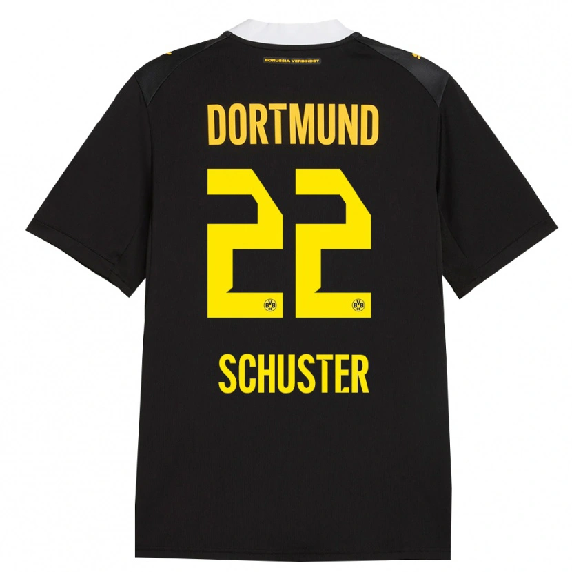 Danxen Homem Camisola Melanie Schuster #22 Preto Vermelho Amarelo Alternativa 2026/27 Camisa