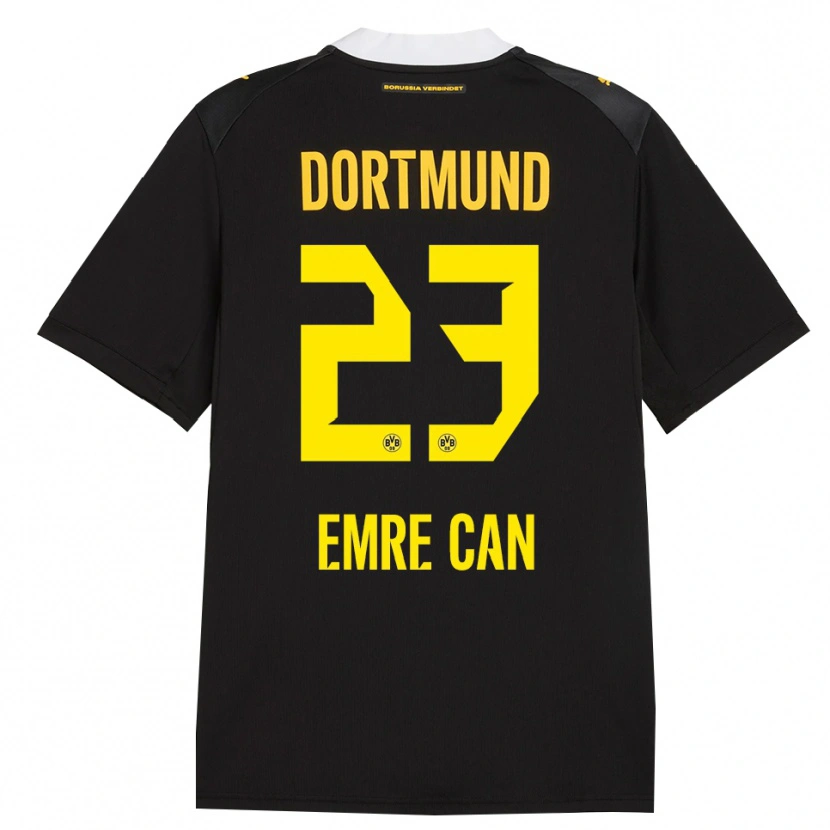 Danxen Homem Camisola Emre Can #23 Preto Vermelho Amarelo Alternativa 2026/27 Camisa