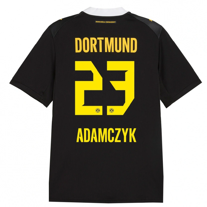 Danxen Homem Camisola Nico Adamczyk #23 Preto Vermelho Amarelo Alternativa 2026/27 Camisa