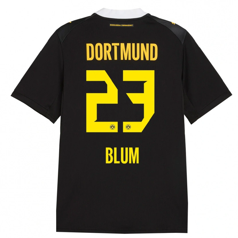 Danxen Homem Camisola Caroline Blum #23 Preto Vermelho Amarelo Alternativa 2026/27 Camisa