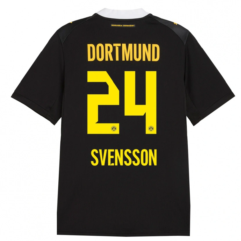 Danxen Homem Camisola Daniel Svensson #24 Preto Vermelho Amarelo Alternativa 2026/27 Camisa