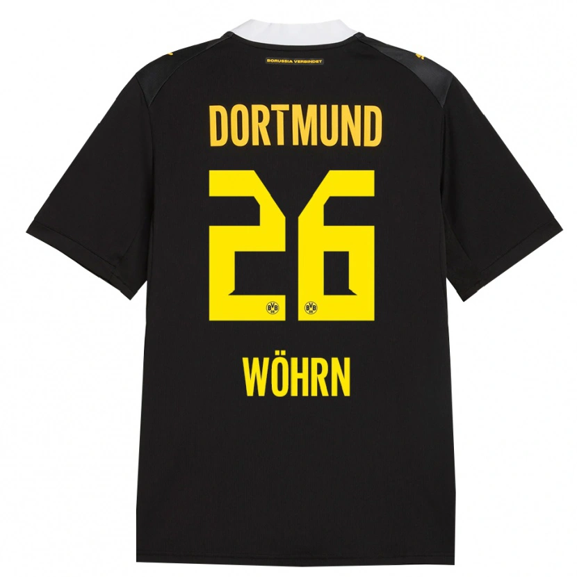 Danxen Homem Camisola Yasu Wöhrn #26 Preto Vermelho Amarelo Alternativa 2026/27 Camisa