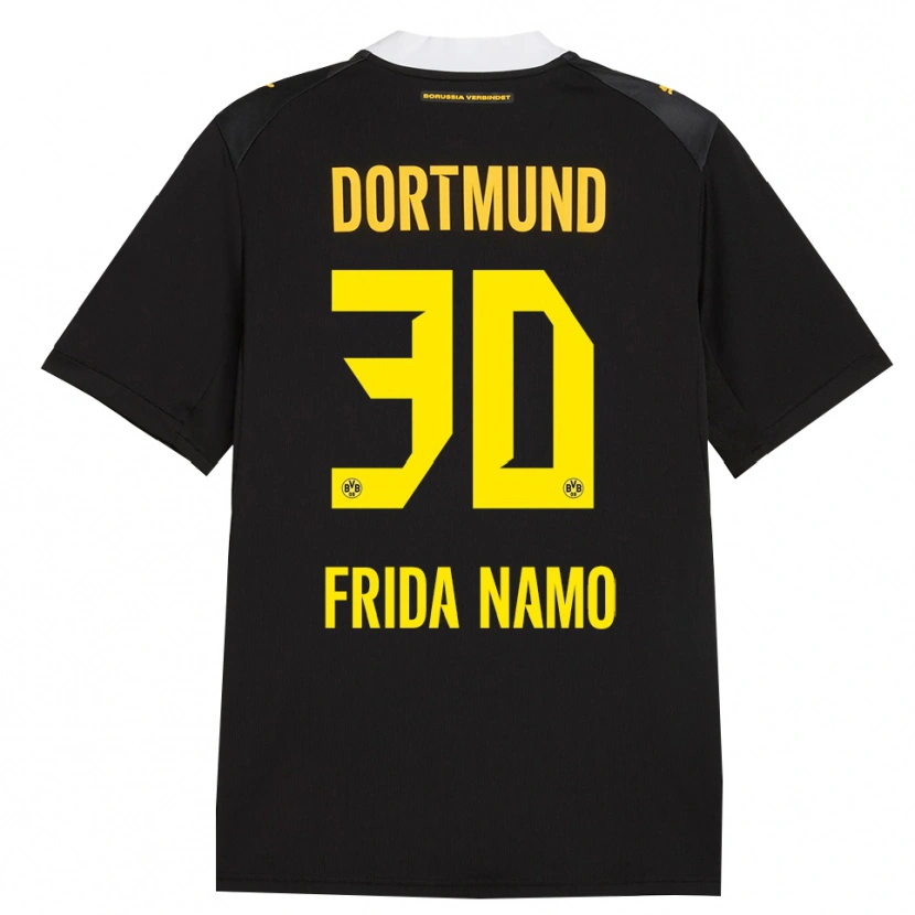 Danxen Homem Camisola Ronning Frida Namo #30 Preto Vermelho Amarelo Alternativa 2026/27 Camisa