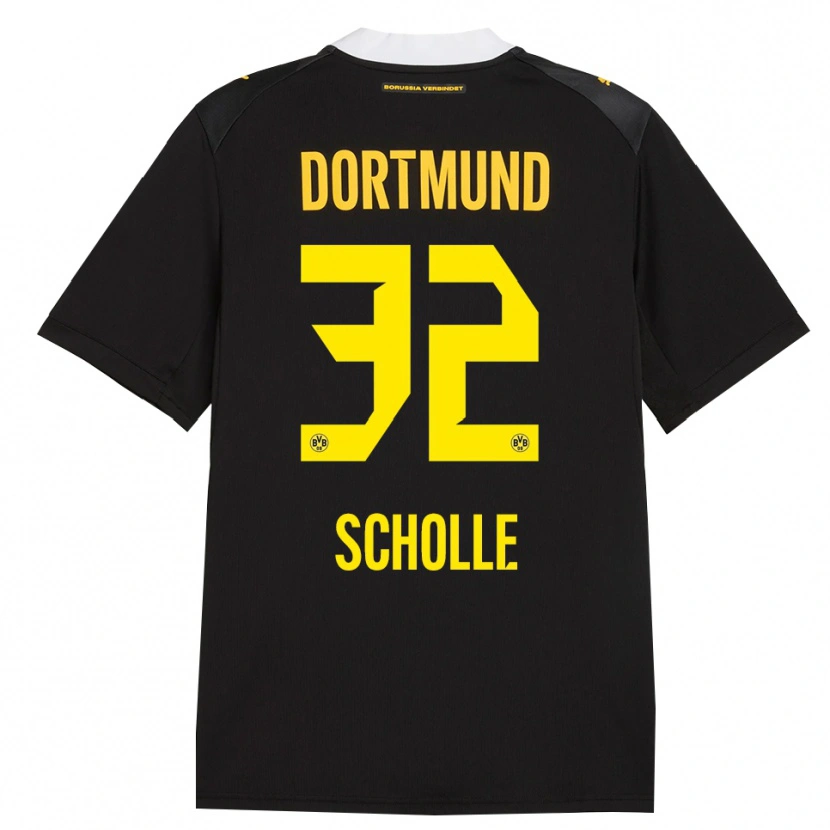 Danxen Homem Camisola Mia Scholle #32 Preto Vermelho Amarelo Alternativa 2026/27 Camisa