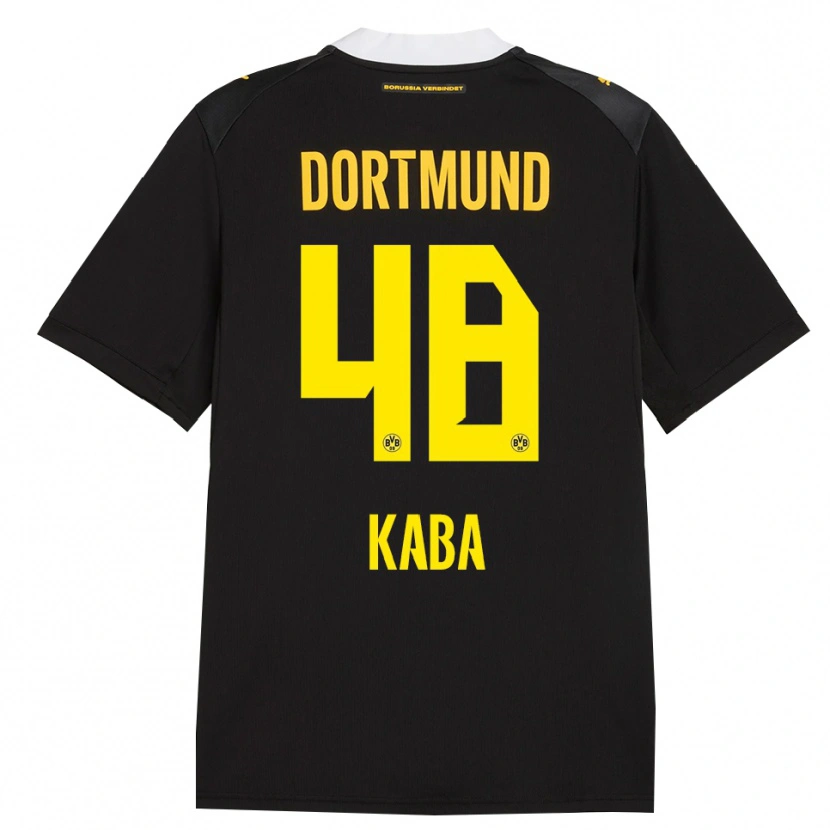Danxen Homem Camisola Mussa Kaba #48 Preto Vermelho Amarelo Alternativa 2026/27 Camisa