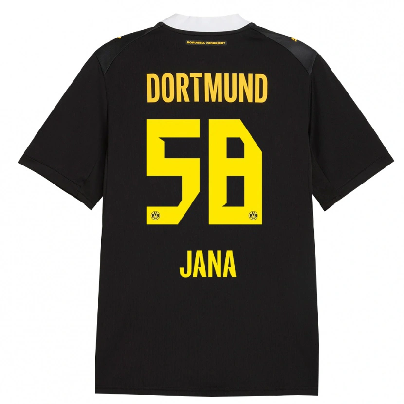 Danxen Homem Camisola Nordberg Jana #58 Preto Vermelho Amarelo Alternativa 2026/27 Camisa