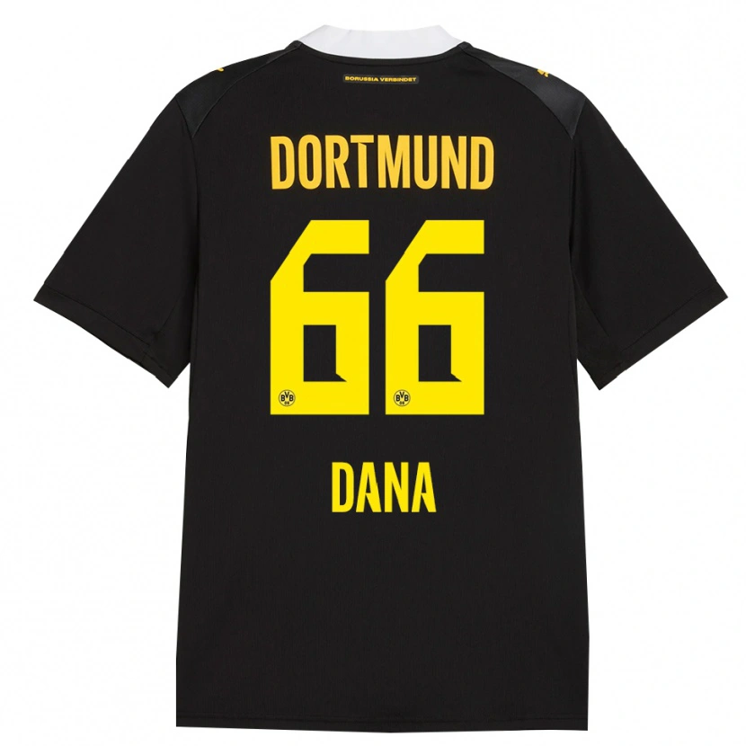 Danxen Homem Camisola Bleckmann Dana #66 Preto Vermelho Amarelo Alternativa 2026/27 Camisa
