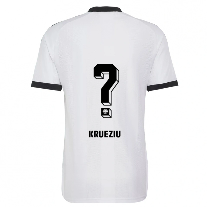 Danxen Homem Camisola Rahman Krueziu #0 Branco Preto Alternativa 2026/27 Camisa