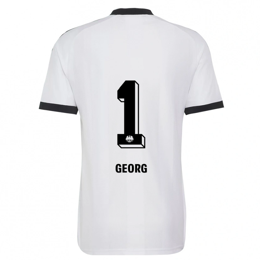 Danxen Homem Camisola Hannes Georg #1 Branco Preto Alternativa 2026/27 Camisa