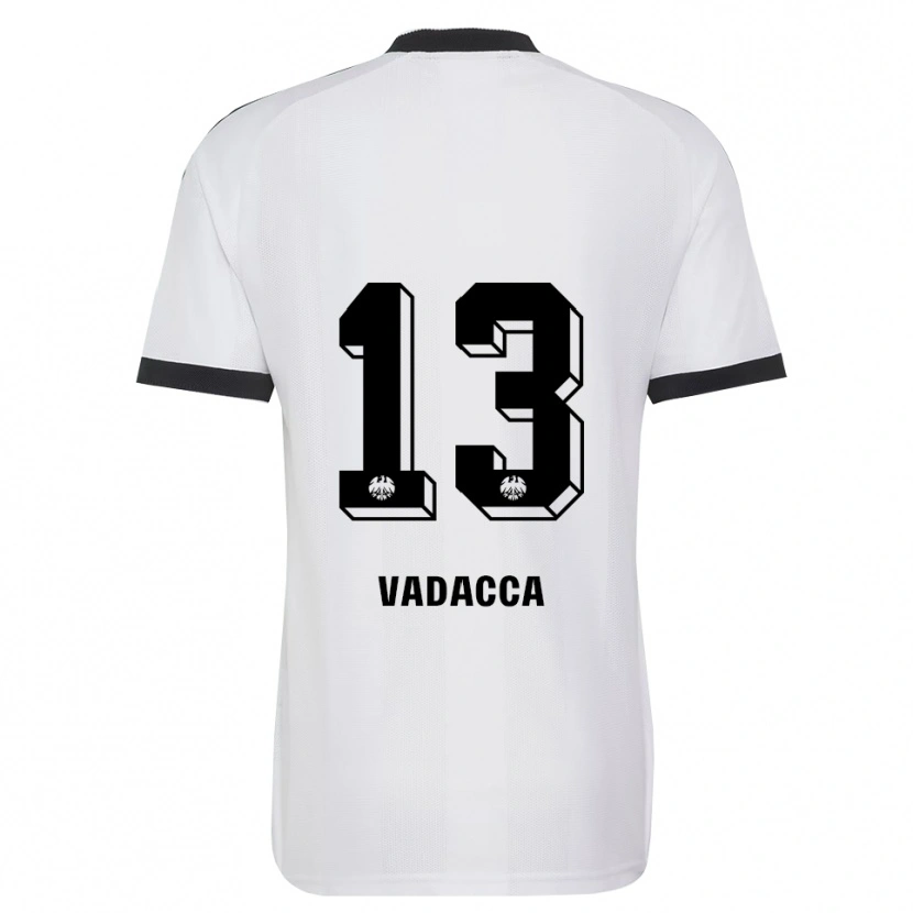 Danxen Homem Camisola Gianni Vadacca #13 Branco Preto Alternativa 2026/27 Camisa