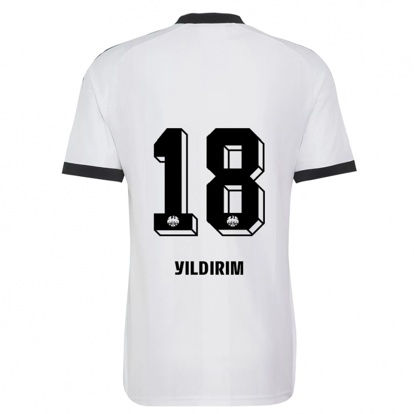 Danxen Homem Camisola Metehan Yildirim #18 Branco Preto Alternativa 2026/27 Camisa